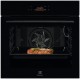 Духовой шкаф Electrolux электрический, 71л, A++, пар, дисплей, конвекция, пиролиз, телескопические направляющие, черный