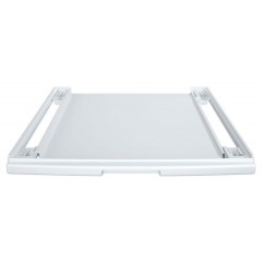 Комплект монтажный Siemens для соединения стиральной машины с сушильной машиной, выдвижная полка, белый