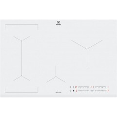 Варильна поверхня Electrolux індукційна, 80см, розширена зона, білий