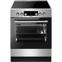 Плита Hansa електрична склокерамічна, 60х60см, 65л, дисплей, нержавіюча сталь