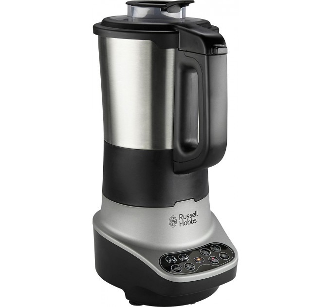 Cуповарка-блендер Russell Hobbs 1200Вт, чаша-1,75л, механическое управл., 8 авто. программ, нержав.сталь, платик, серо-черный