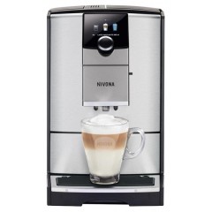 Кавомашина Nivona CafeRomatica 2.2л, зерно + мелена, автомат.капучинатор, авторецептів - 5, сіро - чорний