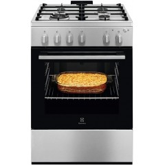 Плита Electrolux газова, 59л, 60x60см, чавун, нерж