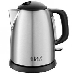 Электрочайник Russell Hobbs Adventure, 1л, металл, серебристо-черный
