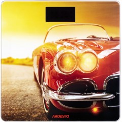 Весы ARDESTO напольные Car, 150кг, AAAx2 в компл, стекло, многоцветные