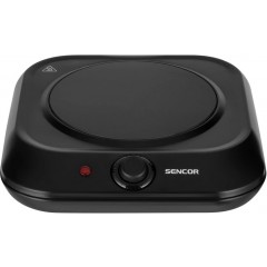 Плитка настільна Sencor електрична, комфорок - 1 на 1.2кВт, керування - мех., Hi - Light, чорний
