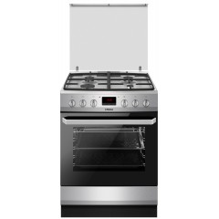 Плита Hansa комбінована, 65л, 60x60см, дисплей, конвекція, чавун, нерж