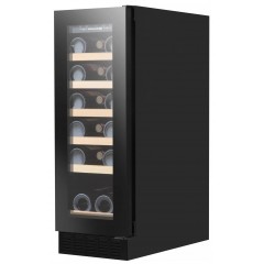 Холодильник Philco для вина, 81х30х57, холод.отд.-58л, зон - 1, бут-19, диспл, подсветка, черный