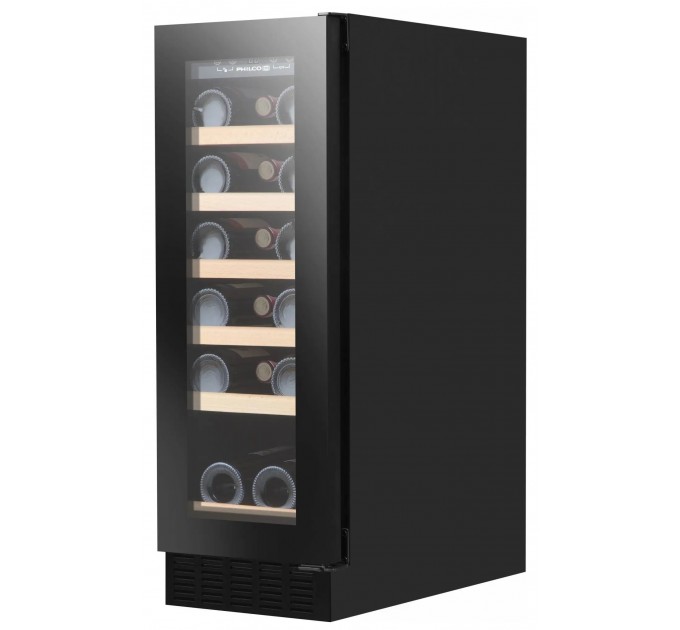 Холодильник Philco для вина, 81х30х57, холод.отд.-58л, зон - 1, бут-19, диспл, подсветка, черный