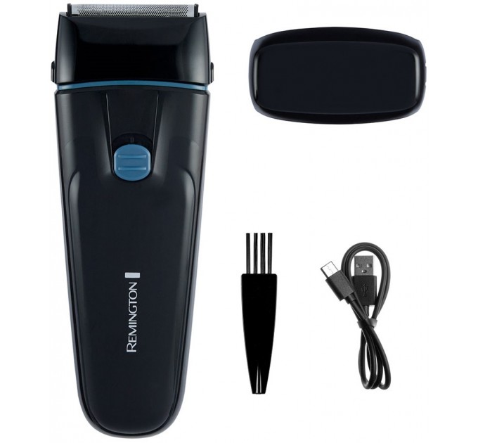 Бритва електр. Remington сіткова F1 Style, бритв.головок-2, Ni-Mh, сух., тример, USB-C, чорно-синій