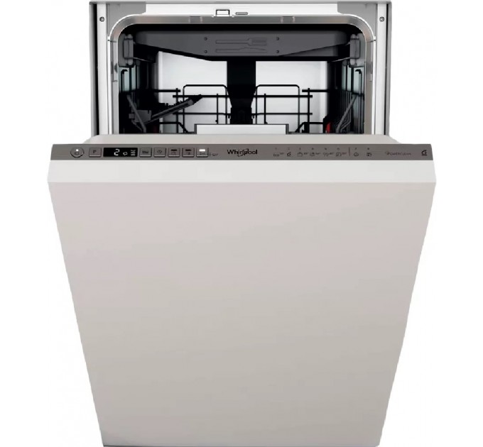 Посудомоечная машина Whirlpool встраиваемая, 10компл., A+++, 45см, дисплей, инвертор, 3я корзина, белый