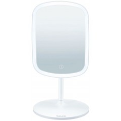 Зеркало косметическое Beurer настольное, прямоугольное, 15х21см, USB-C зарядка, подсветка, белый