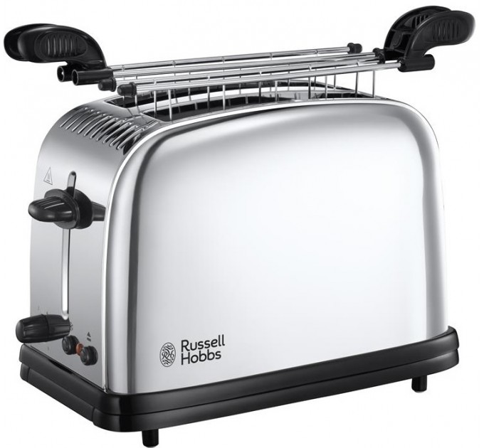 Тостер Russell Hobbs Chester 1200Вт, металл, серебристый