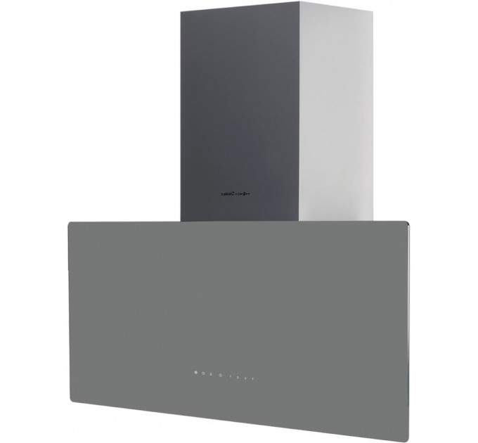 Вытяжка наклонная Cata&Can Roca, 80см, 1400м.куб/ч, Greco 80 gr, серый