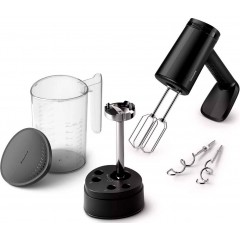 Міксер Philips ручний 5000 series 500Вт, насадки-4, блендер, турборежим, чорний