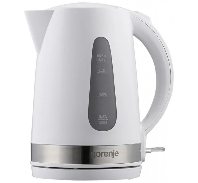 Электрочайник Gorenje 1.7л, пластик, белый