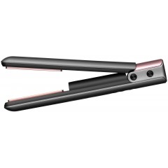 Выпрямитель ARDESTO Pink Touch, аккумуляторный, 50Вт, 160-200C, дисплей, керамика, USB-C > USB-A, серый+розовый