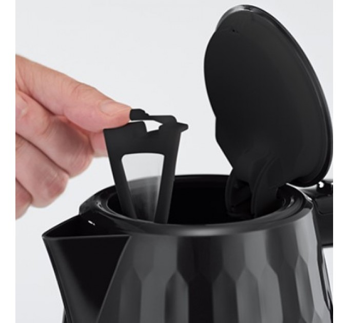 Електрочайник Russell Hobbs Honeycomb 1.7л, пластик, чорний
