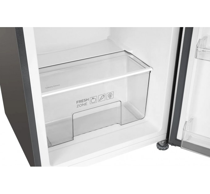 Холодильник TCL с верхн. мороз., 144x55х54.5, холод.отд.-167л, мороз.отд.-40л, 2дв., A++, ST, нерж