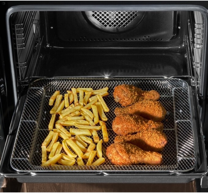 Духова шафа Hansa електрична, 77л, A+, дисплей, конвекція, чорний