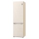Холодильник LG с нижн. мороз., 203x60х68, , холод.отд.-277л, мороз.отд.-107л, 2дв., E, NF, инв., диспл внутр., зона св-ти, бежевый