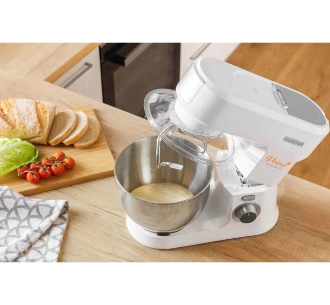 Кухонная машина Sencor 1000Вт, чаша-металл, корпус-пластик, насадок-15, белый