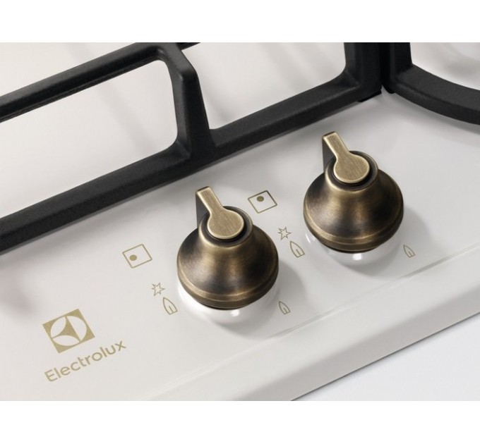 Варильна поверхня Electrolux газова Rococo, 60см, чавун, шампань
