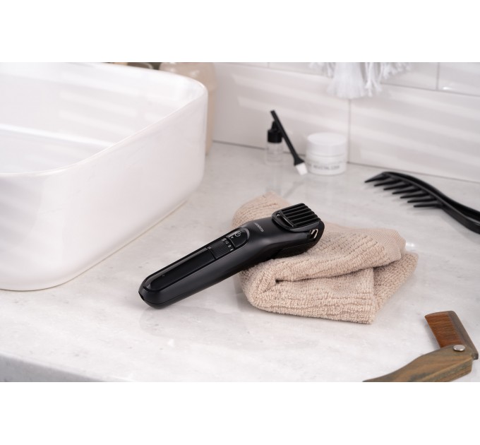 Машинка для стрижки ARDESTO HC-Y10-B, сеть+акум., насадок-1, сталь, черный