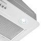 Вытяжка ARDESTO встраиваемая, 52см, 700м3ч, метал, 2х1Вт LED, кнопочное, белый