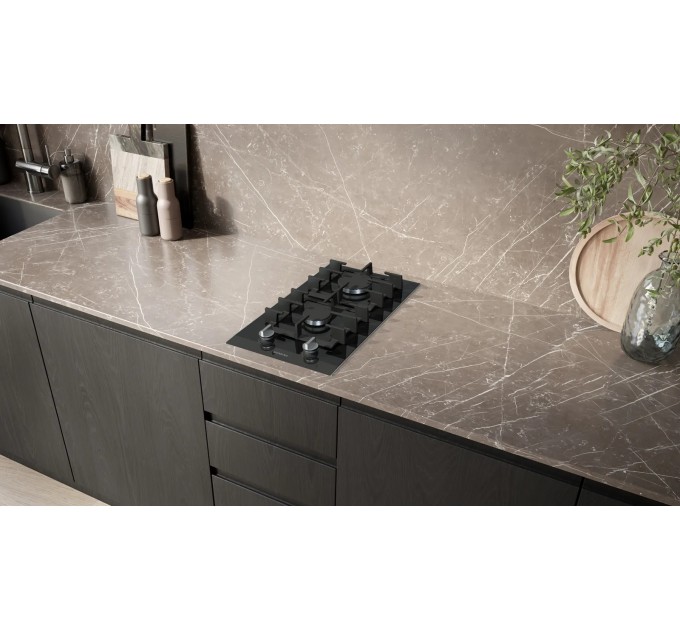 Варочная поверхность Siemens газ на стекле, 30см, Домино, черный