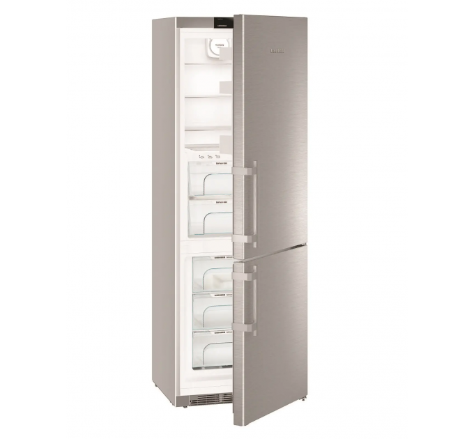 Холодильник Liebherr з нижн. мороз., 201x66.5x70, холод.від.-275 л, мороз.від.-106л, 2 дв., A++, NF, сірий