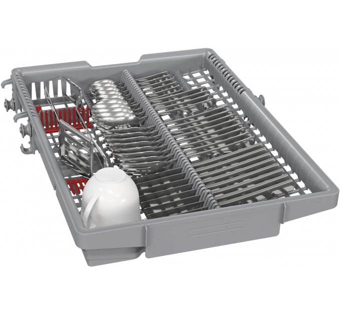 Посудомийна машина Bosch вбудована, 10компл., A+, 45см, дисплей, 3й кошик, білий