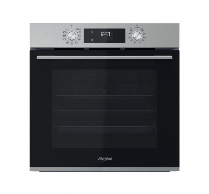 Духовой шкаф Whirlpool электрический, 71л, A+, дисплей, конвекция, телескопические направляющие, нерж