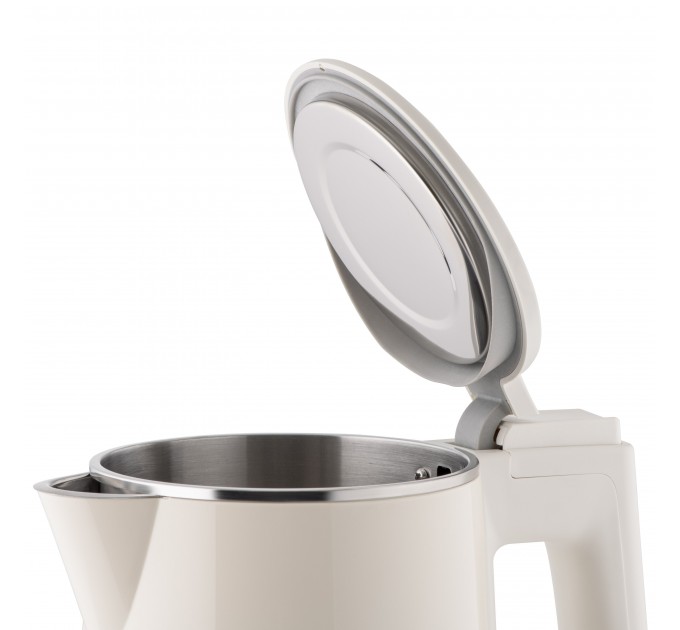 Електрочайник ARDESTO 1л, Strix, подвійні стінки, бежевий