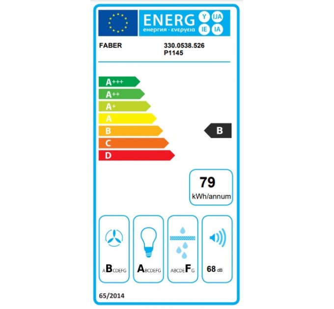 Вытяжка Faber наклонная, 80см, 1219м.куб/ч, Steelmax Ev8 Led Bk A80, черный/нерж