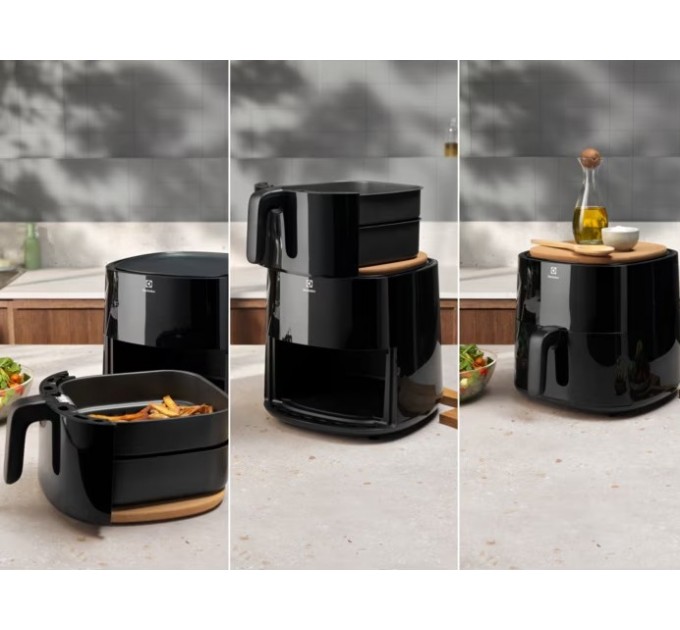 Мультипіч Electrolux 1800Вт, чаша-6.8л, сенсорне керування, 5 авто. програм, пластик, чорний