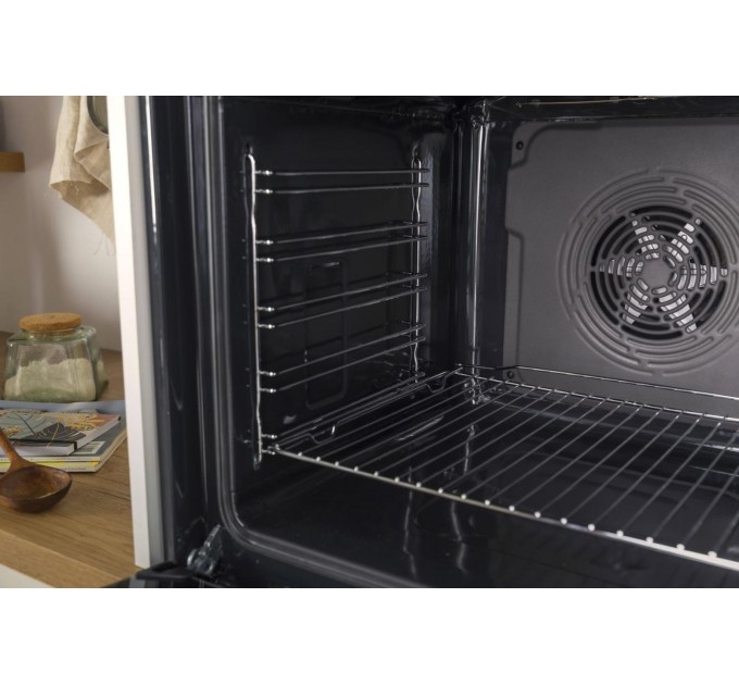 Духова шафа Gorenje електрична, 77л, A+, пара, дисплей, 300 °C, Wi-Fi, чорний