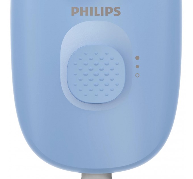 Эпилятор Philips Series 2000 дисковый, от сети, сух., с подсветкой, насадок-2, голубой