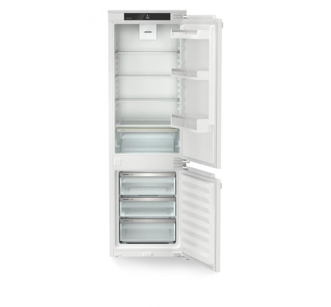 Холодильник Liebherr встраиваемый с нижн. мороз., 177x55.9х54.6, холод.отд.-182л, мороз.отд.-69л, 2дв., A+, ST, диспл внутр., белый