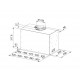 Вытяжка Franke встраиваемая, 52см, 1250м.куб/ч, Box Flush Basic FBFE BK A52, черный