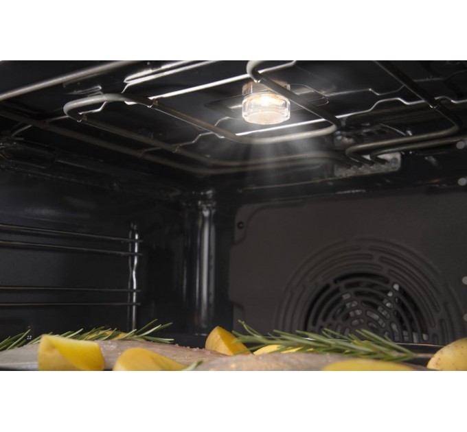 Духовой шкаф Gorenje электрический, 77л, A+, пар, дисплей, пиролиз, черный