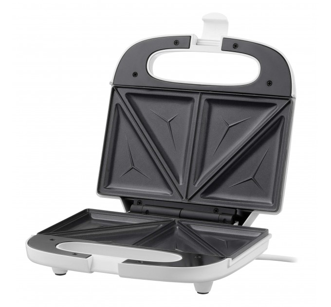 Сендвічмейкер ARDESTO 700Вт, 1 пластина-сендвіч, корпус-пластик, білий