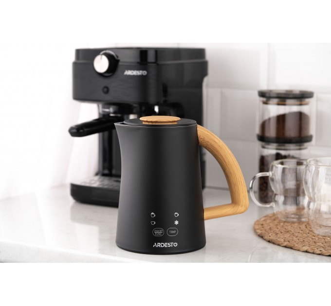 Вспениватель-подогреватель ARDESTO 500Вт, емкость резервуара-500мл, LED-дисплей, черный