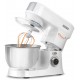 Кухонная машина Sencor 1000Вт, чаша-металл, корпус-пластик, насадок-15, белый