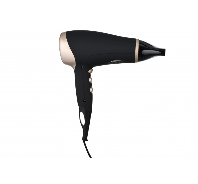 Фен ARDESTO Gemini HD-522, 1800-2200Вт, 2 швидкості, 3 темпер. режими , функція Cool Shot, чорний