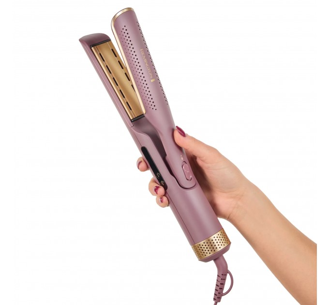 Стайлер Remington AIRvive, 135Вт, темп.режимів-2, 140-190°C, термо килимок, кераміка, рожево- золотий