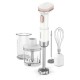 Блендер погружной Sencor Pulse, 180Вт, 4в1, чаша-700мл, безпроводной, USB-C, белый
