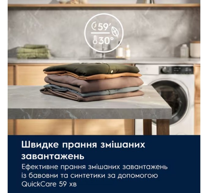 Стиральная машина Electrolux фронтальная, 10кг, 1400, A, 66см, дисплей, пар, инвертор, серебристый темный