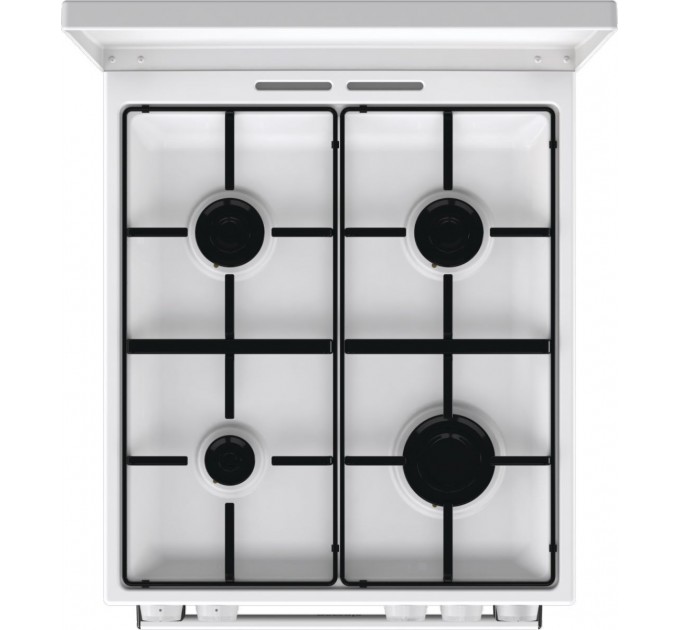 Плита Gorenje газова, 70л, 50x60см, емальовані, з кришкою, білий