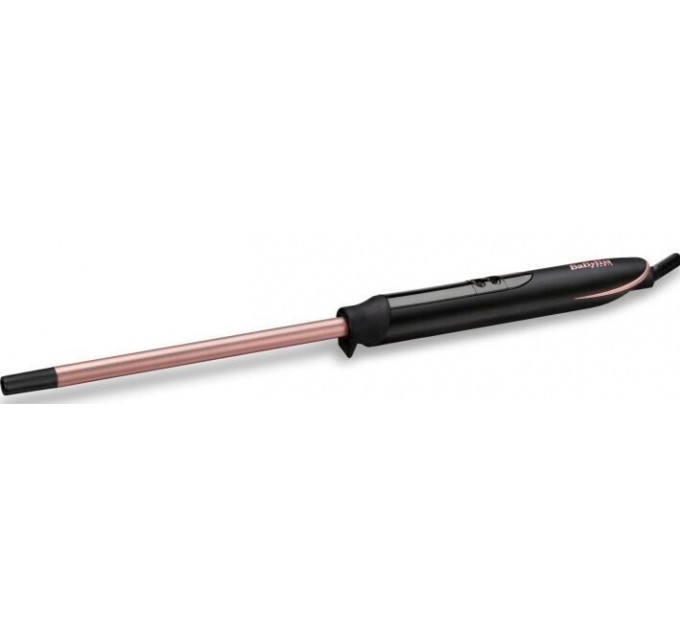 Плойка Babyliss Rose Quartz, 48Вт, темп.режимов-6, D -10mm, 160-210С, керамика, черно-розовый